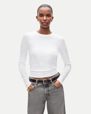 J.Crew Vintage Jersey Long-Sleeve T-Shirt - White