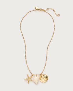 J.Crew Shell Charm Necklace - Natural