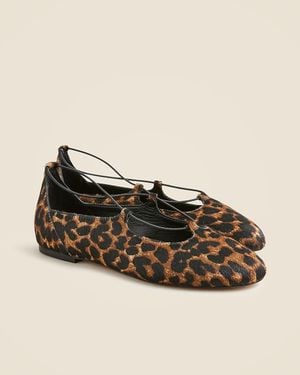 J.Crew Andi Strappy Ballet Flats - Black