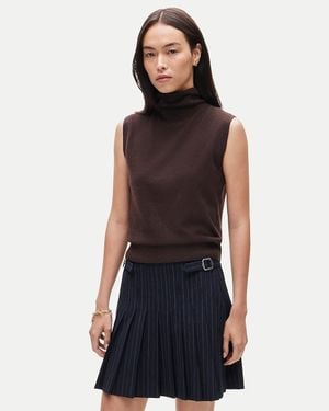 J.Crew Cashmere Turtleneck Sweater Shell - Blue