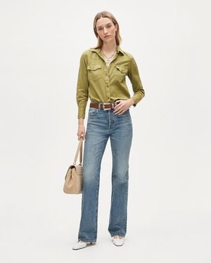 J.Crew Petite Slim Bootcut Jean - Blue