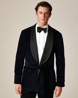 J.Crew Shawl-Collar Lounge Jacket - Black