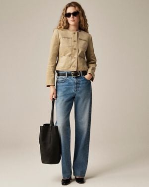 J.Crew Patch-Pocket Lady Jacket - Natural