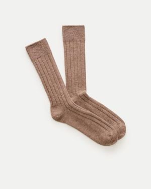 J.Crew Merino Wool-Blend Socks - White
