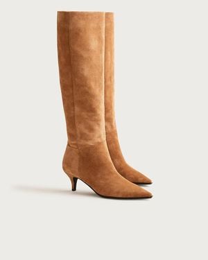 J.Crew New Stevie Knee-High Boots - White
