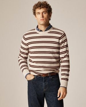 J.Crew Cashmere Crewneck Sweater - Natural