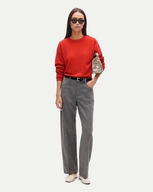 J.Crew Petite Barrel Pant - Red