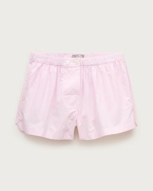 J.Crew End-On-End Cotton Boxer Short - Pink