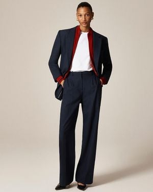 J.Crew Essential Wide-Leg Pant - Blue