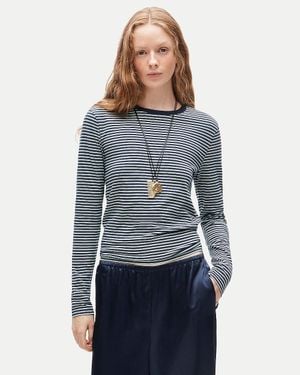 J.Crew Vintage Jersey Long-Sleeve T-Shirt - Blue