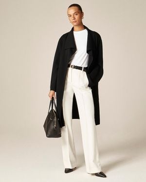 J.Crew Shawl-Collar Sweater Blazer - Natural