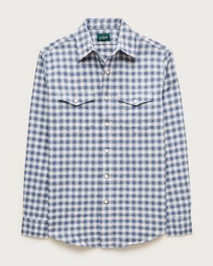 J.Crew Western Chambray Shirt - Blue