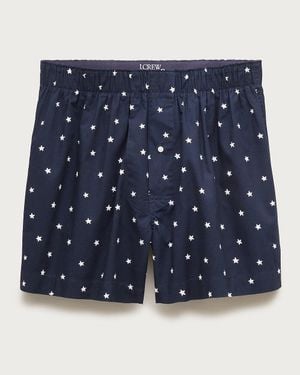 J.Crew Printed Boxers - Blue
