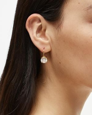 J.Crew Cubic Zirconia Drop Earrings - Black