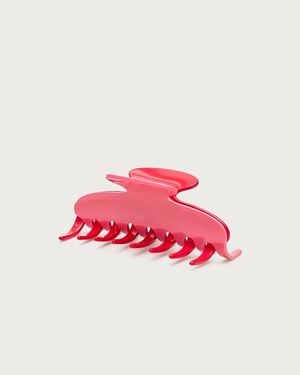 J.Crew Two-Tone Claw Hair Clip - Pink