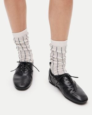 J.Crew Striped Trouser Socks Three-Pack - Red