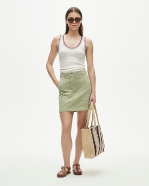 J.Crew Utility Mini Skirt - Metallic