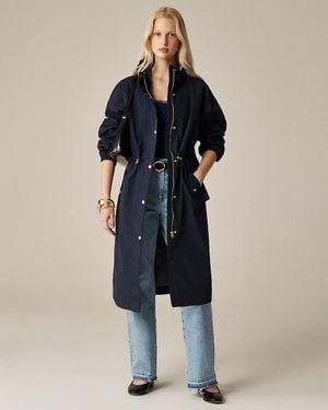 J.Crew Perfect Raincoat - Blue
