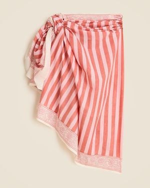 J.Crew Sz Blockprints X Sarong - Pink