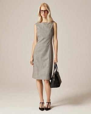 J.Crew Seamed Shift Dress - Natural