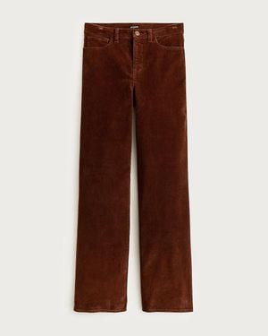 J.Crew Petite Slim-Wide Pant - Brown