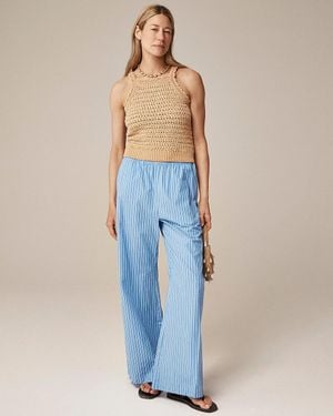 J.Crew Montauk Crochet Tank Top - Blue