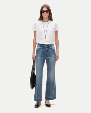 J.Crew Tall Charley Kickout Cropped Jean - Blue