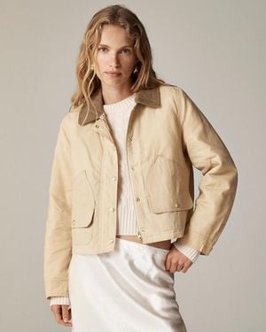 J.Crew Short Barn Jacket - Natural