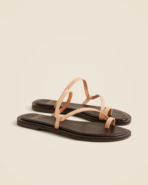 J.Crew Carsen Made-In-Italy Toe-Ring Sandals - Natural