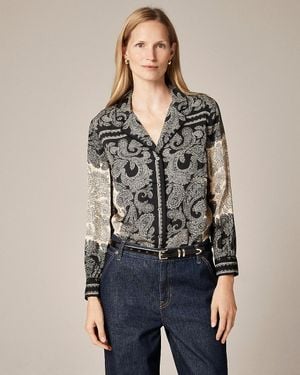 J.Crew Drapey Camp-Collar Shirt - Multicolor