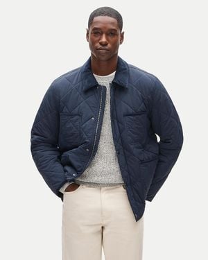 J.Crew Quilted Jacket With Primaloft - Blue