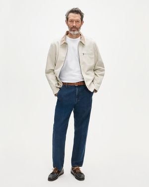 J.Crew Wallace & Barnes Creased Slant-Pocket Jean - Blue