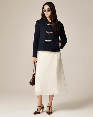 J.Crew Short Duffel Coat - Natural