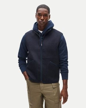 J.Crew Wool-Blend Work Vest - Blue
