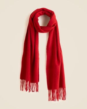 J.Crew Cashmere-Blend Scarf - Red