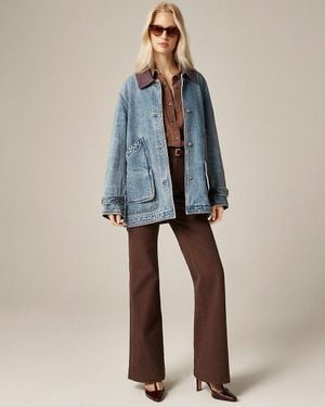 J.Crew Relaxed Barn Jacket - Blue