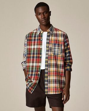 J.Crew Indian Madras Shirt - Natural