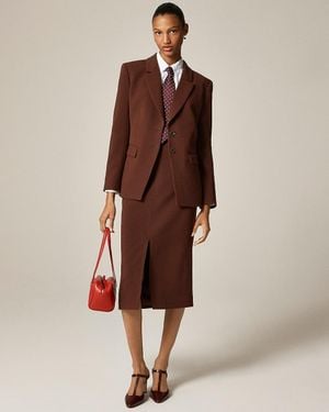 J.Crew Pencil Midi Skirt - Brown