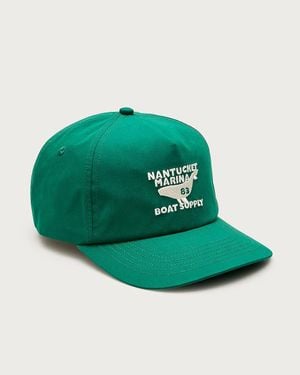 J.Crew Cotton-Blend Poplin Cap With Whale Embroidery - Green