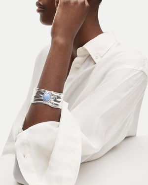 J.Crew Stone Cuff Bracelet - Natural
