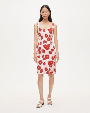 J.Crew Scoopneck Sheath Dress - Red
