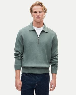 J.Crew Quarter-Zip Sweater - Green