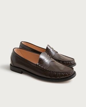 J.Crew New Winona Penny Loafers - Black