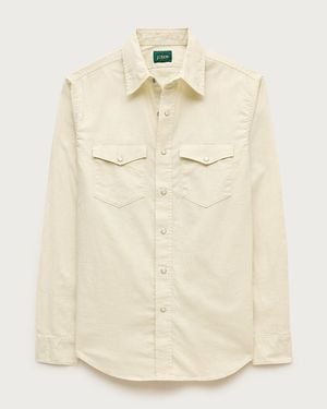 J.Crew Western Chambray Shirt - Natural