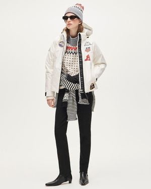 J.Crew Kappa For U.S. Ski & Snowboard By Ski Jacket - White