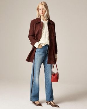 J.Crew Tall Mid-Rise Relaxed Straight Jean - Blue