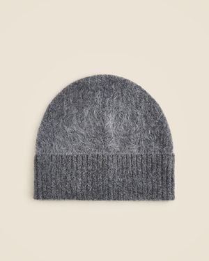 J.Crew Brushed Cashmere Beanie - Gray