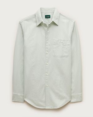 J.Crew Linen-Cotton Blend Twill Shirt - White
