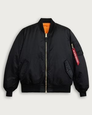 J.Crew Alpha Industries Ma-1 Heritage Bomber Jacket - Black