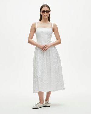 jcrew embroidered dress J. Crew Navy Embroidered Detail Dress- Size XS – The Saved Collection